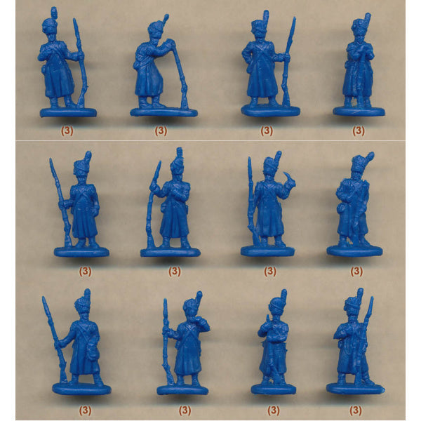 1/72 Napoleonic Old Guard Standing at Ease (STR)