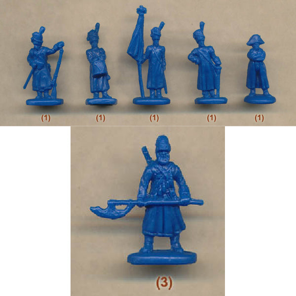 1/72 Napoleonic Old Guard Standing at Ease (STR)