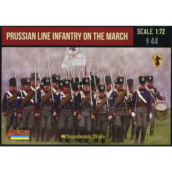 1/72 Napoleonic Prussian Infantry on the March (STR)
