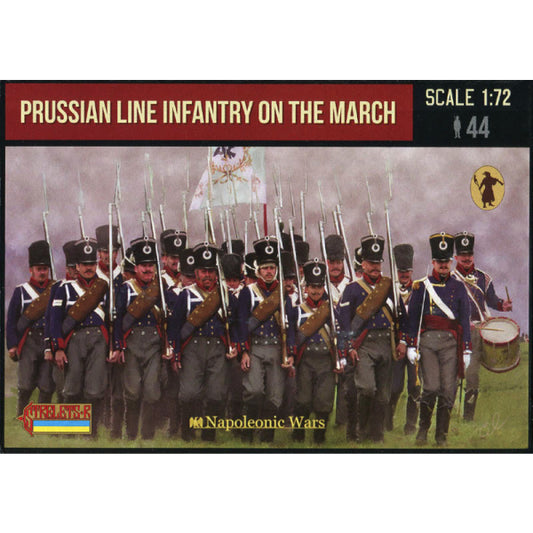 1/72 Napoleonic Prussian Infantry on the March (STR)