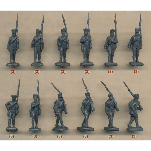 1/72 Napoleonic Prussian Infantry on the March (STR)