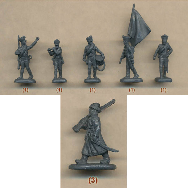 1/72 Napoleonic Prussian Infantry on the March (STR)