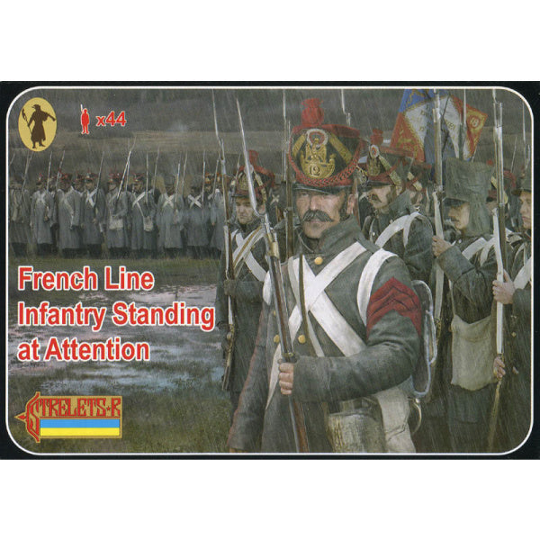 1/72 Napoleonic French Line Infantry Standing at Attention (STR)