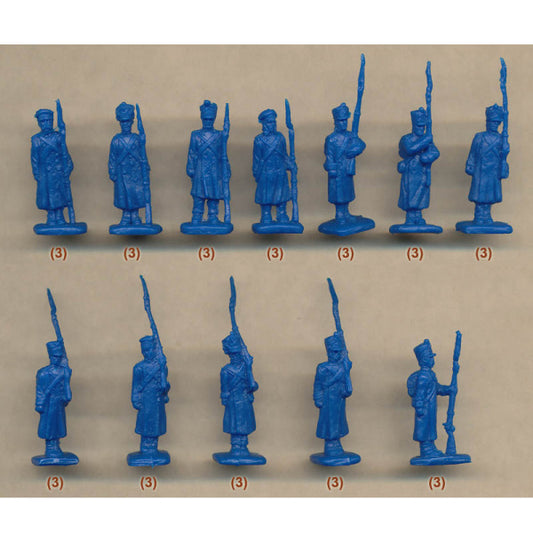 1/72 Napoleonic French Line Infantry Standing at Attention (STR)