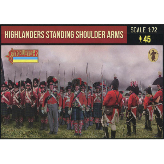1/72 Napoleonic Highlanders Standing Shoulder Arms (STR)
