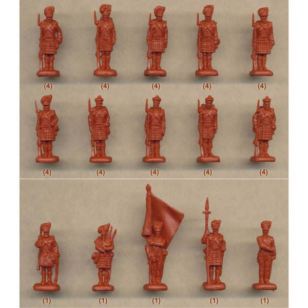 1/72 Napoleonic Highlanders Standing Order Arms (STR)