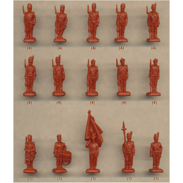 1/72 Napoleonic British Infantry Standing Order Arms (STR)