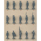 1/72 Napoleonic Prussian Line Infantry in Summer Dress stading Order Arms (STR)
