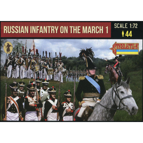 1/72 Napoleonic Russian Infantry on the March 1 (STR)