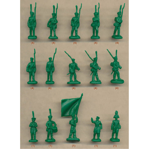 1/72 Napoleonic Russian Infantry on the March 1 (STR)