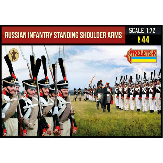 1/72 Napoleonic Russian Infantry Standing Shoulder Arms (STR)