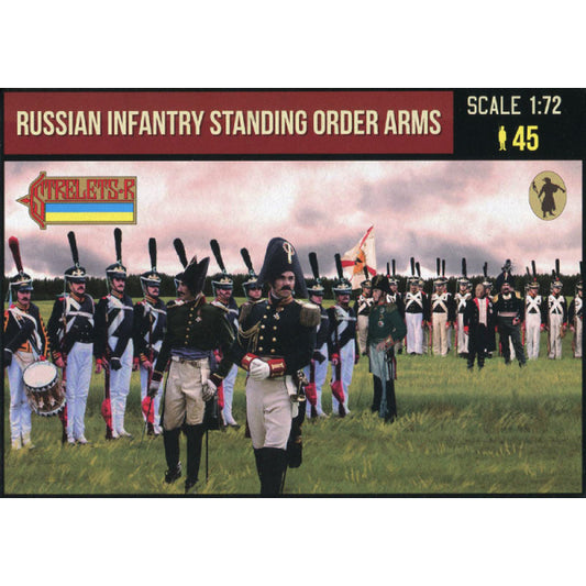 1/72 Napoleonic Russian Infantry Standing Order Arms (STR)