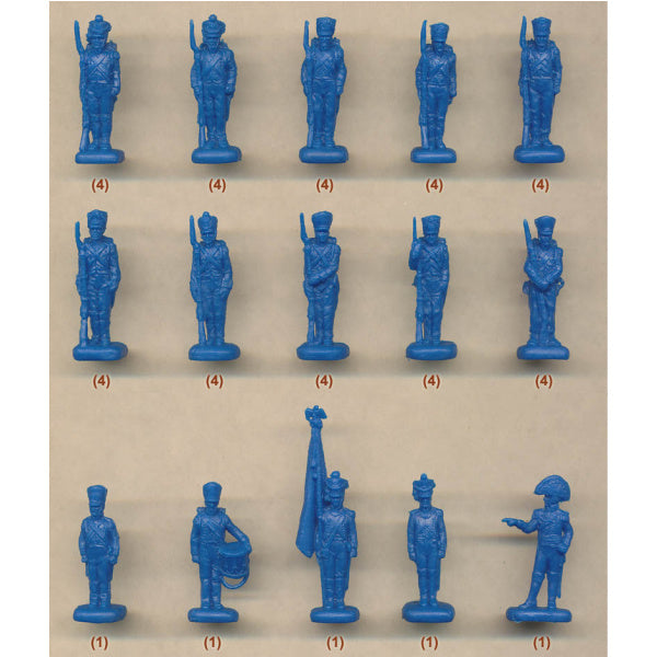 1/72 Napoleonic French Infantry in Summer Uniform Standing Order Arms (STR)