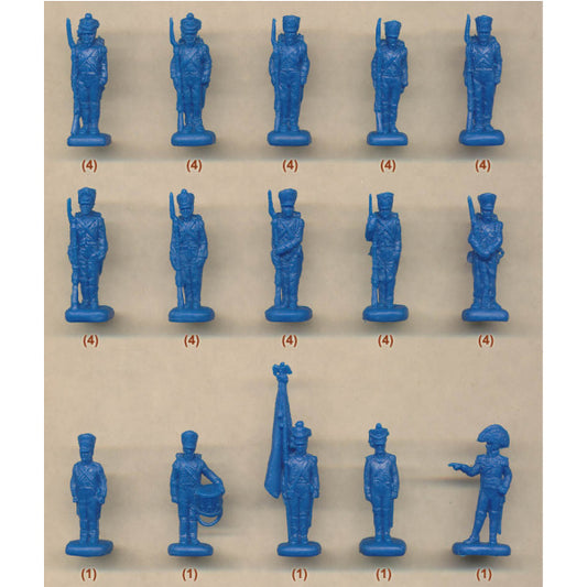 1/72 Napoleonic French Infantry in Summer Uniform Standing Order Arms (STR)