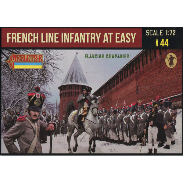 1/72 Napoleonic French Line Infantry at Ease in Winter Dress (Flanking Companies) (STR)