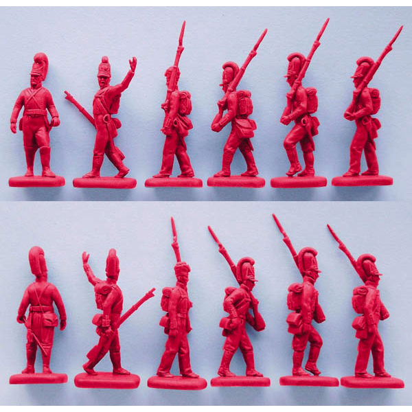 1/72 Napoleonic Bavarian Infantry on the March (STR)