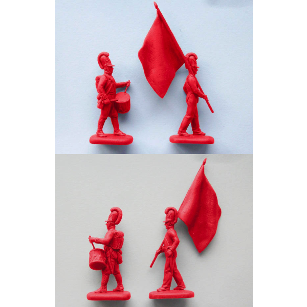 1/72 Napoleonic Bavarian Infantry on the March (STR)