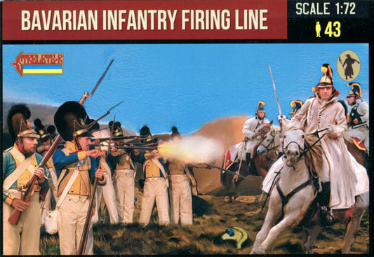 1/72 Napoleonic Bavarian Infantry Firing Line (STR)