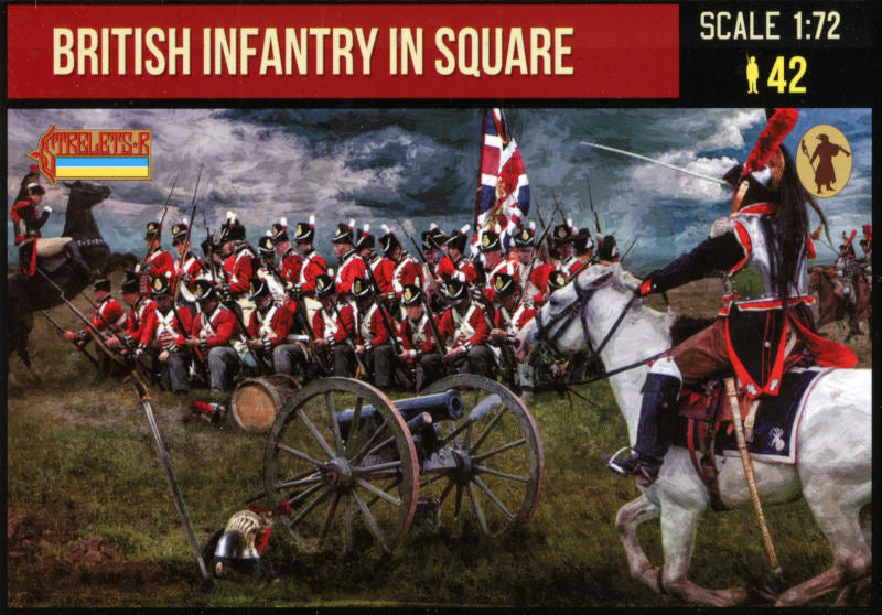 1/72 Post Napoleonic - British Infantry in square (1812-1816)