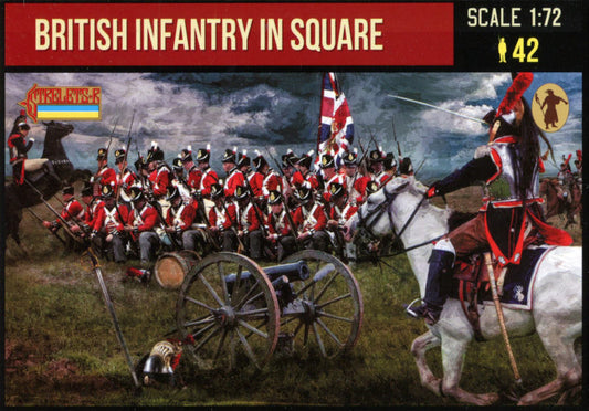 1/72 Post Napoleonic - British Infantry in square (1812-1816)