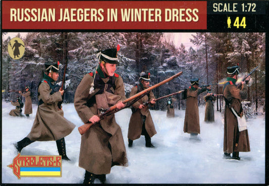 1/72 Napoleonic - Russian Jaegers in Winter Dress (STR)