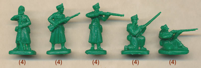 1/72 Napoleonic - Russian Jaegers in Winter Dress (STR)