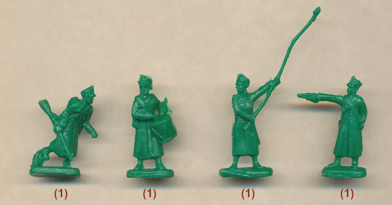 1/72 Napoleonic - Russian Jaegers in Winter Dress (STR)