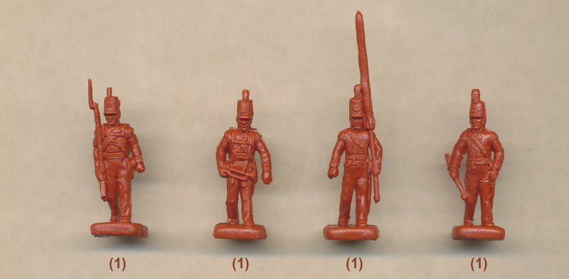 1/72 Napoleonic - British Light Infantry on the March (STR)