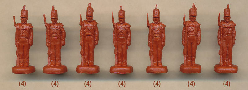 1/72 Napoleonic British Light Infantry Standing Order Arms (STR)