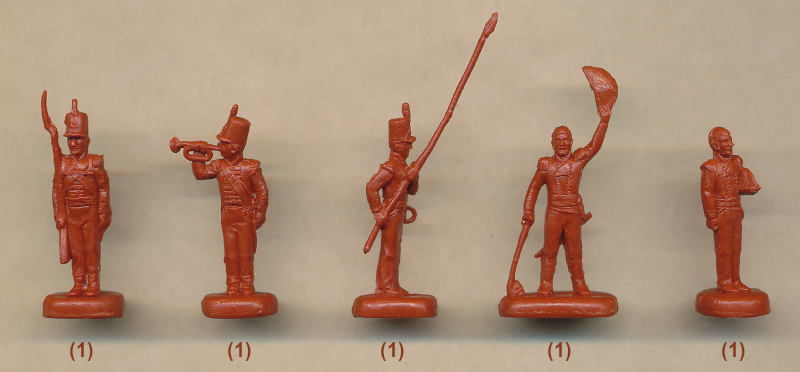 1/72 Napoleonic British Light Infantry Standing Shoulder Arms (STR)