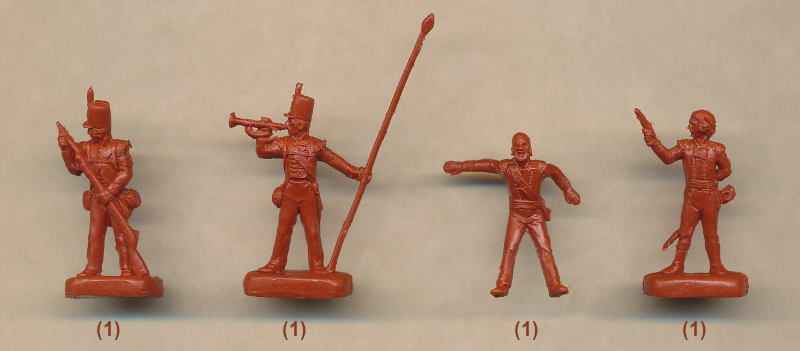 1/72 Napoleonic British Light Infantry Shooting Line (STR)