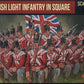 1/72 Napoleonic British Light Infantry in Square (STR)