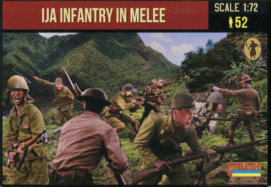 1/72 WW II Japanese Infantry in Melee (STR)