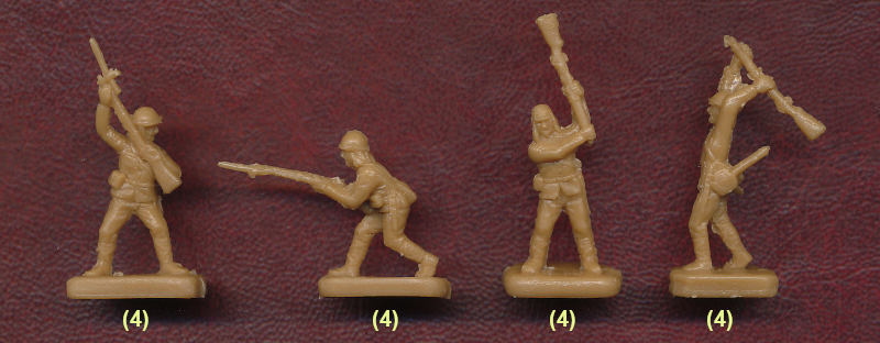 1/72 WW II Japanese Infantry in Melee (STR)