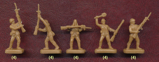 1/72 WW II Japanese Infantry in Melee (STR)