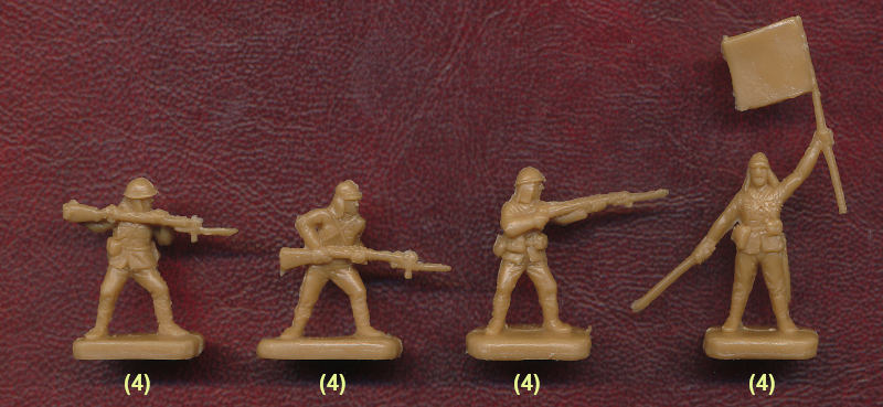 1/72 WW II Japanese Infantry in Melee (STR)