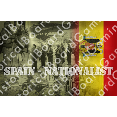 HBG Battle Labels-Nationalist Spain w/ Flag