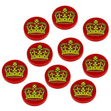Premium Printed Napoleonic British Royal Crown (x10)