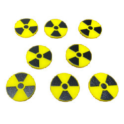Premium Printed Radiation Tokens (10)