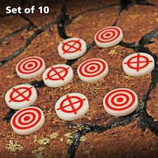 Premium Printed Target & Aim Tokens (10)