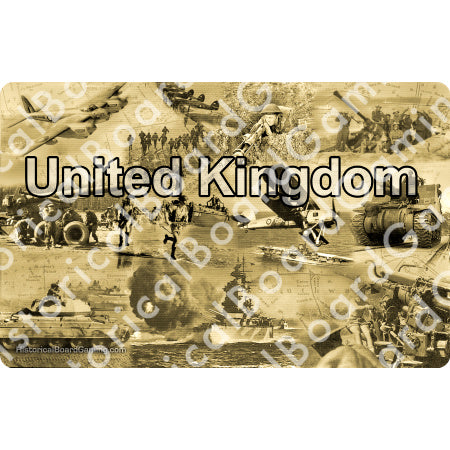 HBG Battle Labels-United Kingdom w/ Name