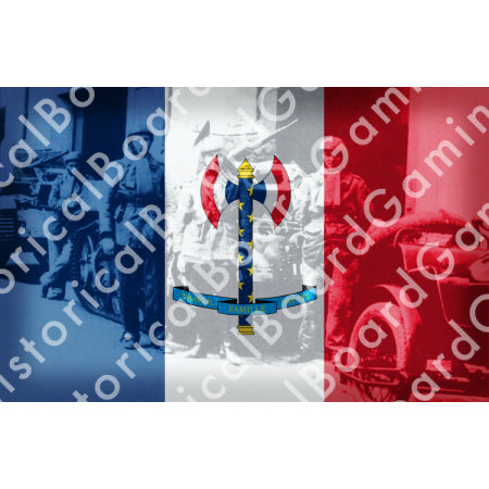 HBG Battle Labels-Vichy France w/ Art