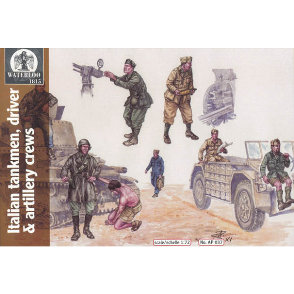 1/72 WWII Italian Drivers, Mechanichs, Tanksmen, Artillerymen Etc. (WAT)