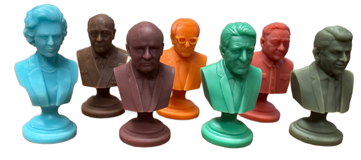 War Icons: Cold War Busts (3D Printed) (xOne)