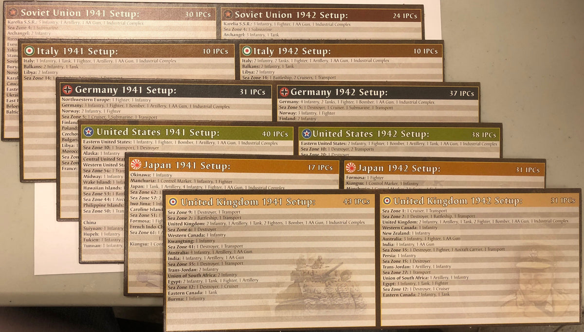6 Reference Cards (Anniversary)