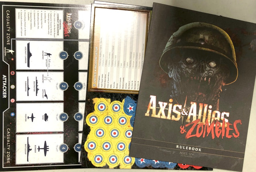 Zombie Rules-Battleboard-Roundels-Setup cards