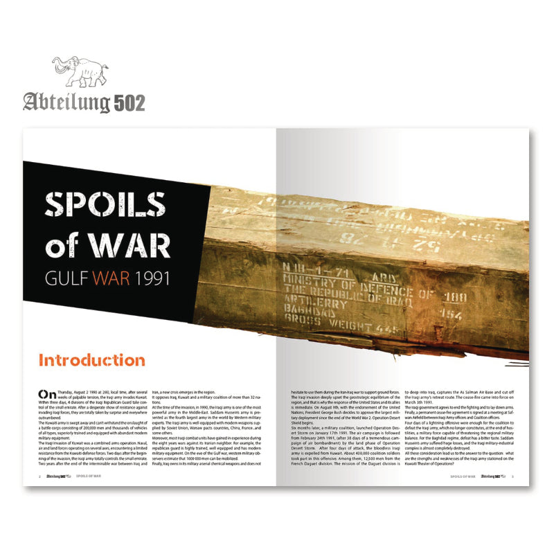 Spoils of War 1991 Gulf War Vol.1: Iraqi Hardware Captured by French Army Book