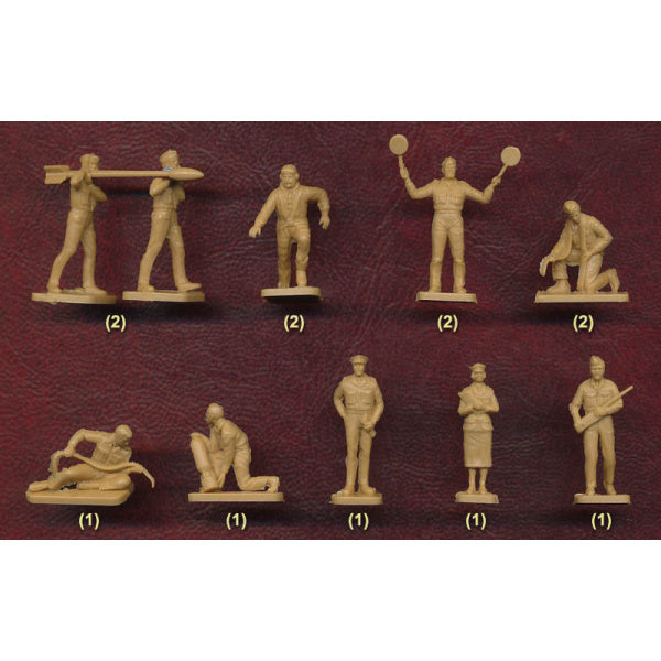 1/76 British WWII R.A.F. Personnel Box (Airfix)