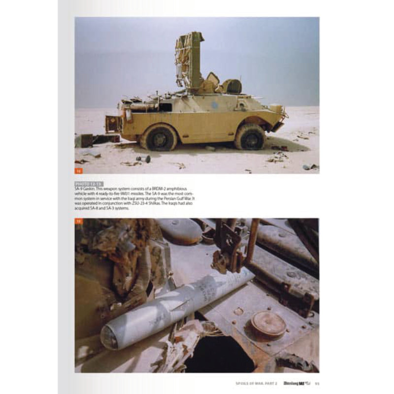 Spoils of War 1991 Gulf War Vol.2: Iraqi Hardware Captured by US & British Armies Book