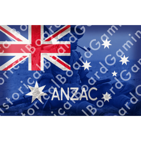 HBG Battle Labels-ANZAC Flag w/ Art
